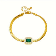 Exclusive Golden Gemstone Bracelet