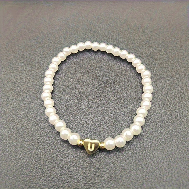 A-Z Heart Initial Bracelet