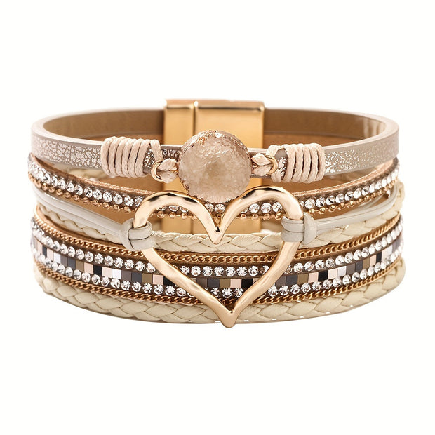Bohemian Multi-Layer Leather Bracelet