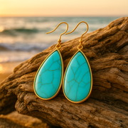 Endless Connection Turquoise Earrings