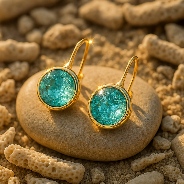 Blue Ocean Drop Earrings