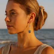 Joyful Blue Earrings