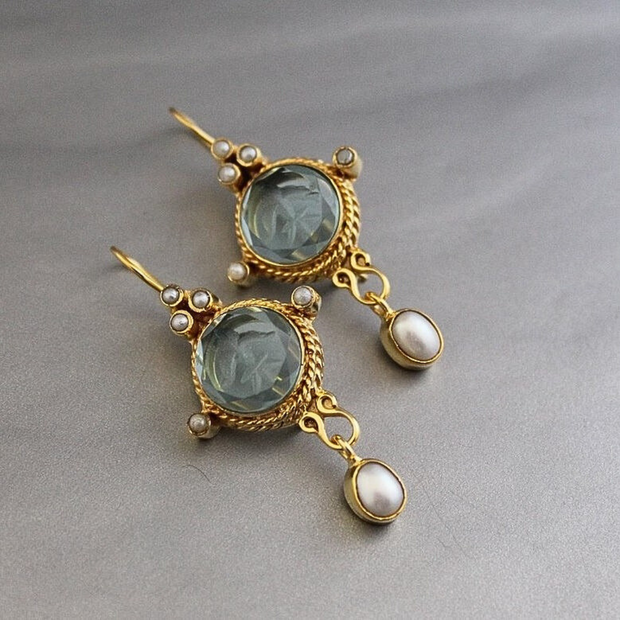 Merena Vintage Pearl Earrings