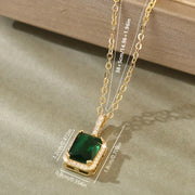 Gold Gemstone Necklace