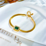 Exclusive Golden Gemstone Bracelet