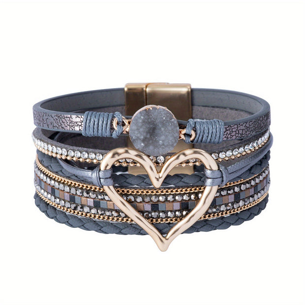 Bohemian Multi-Layer Leather Bracelet
