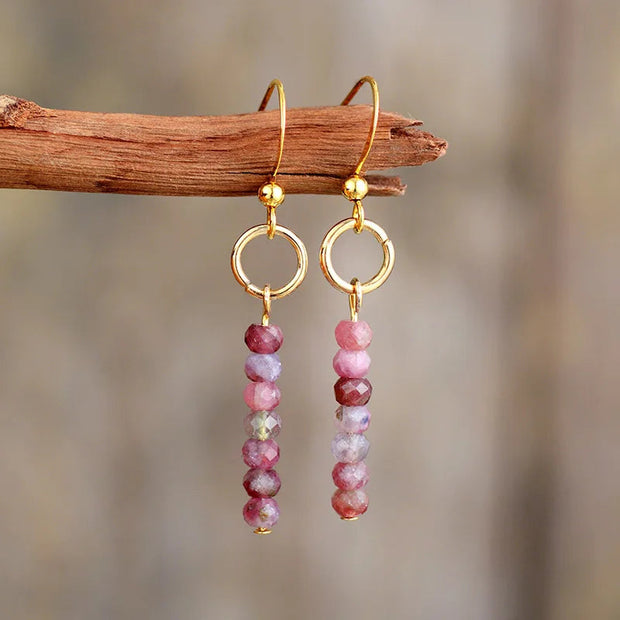 Natural Jasper Stone Earrings