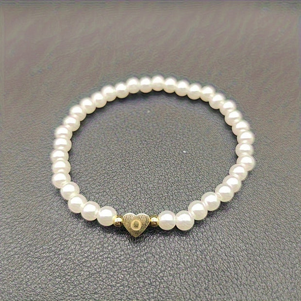 A-Z Heart Initial Bracelet
