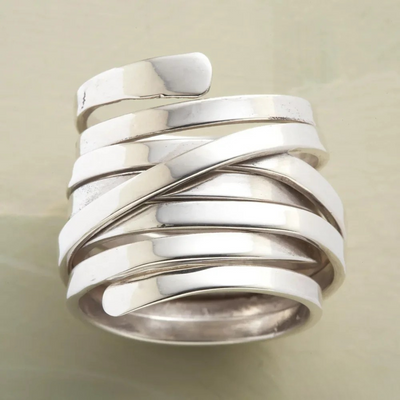 Retro Thick Silver Ring