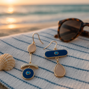 Joyful Blue Earrings