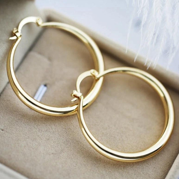 Radiance - Large Gold Hoops