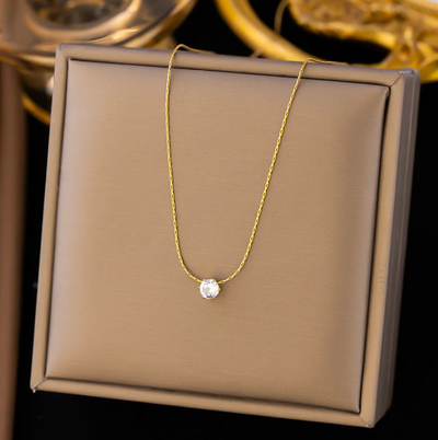 Exclusive Golden Diamond Necklace