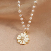 Pearl Daisy Pendant
