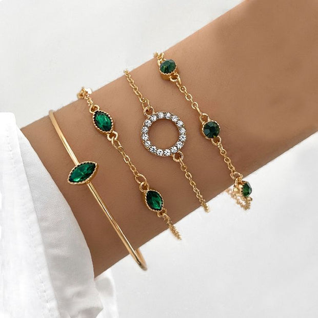 Timeless Green Bracelet Set