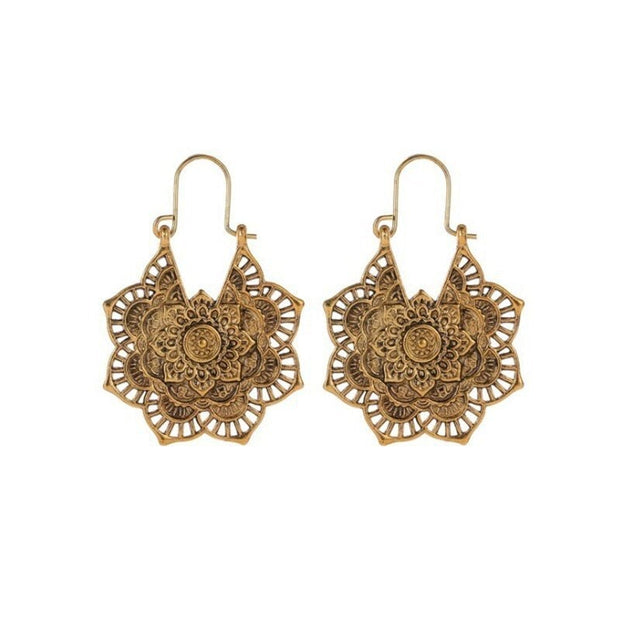 Lotus Mandala Earrings: A Touch of Elegance