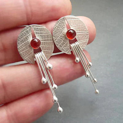 Radiance - Red Stone Earrings