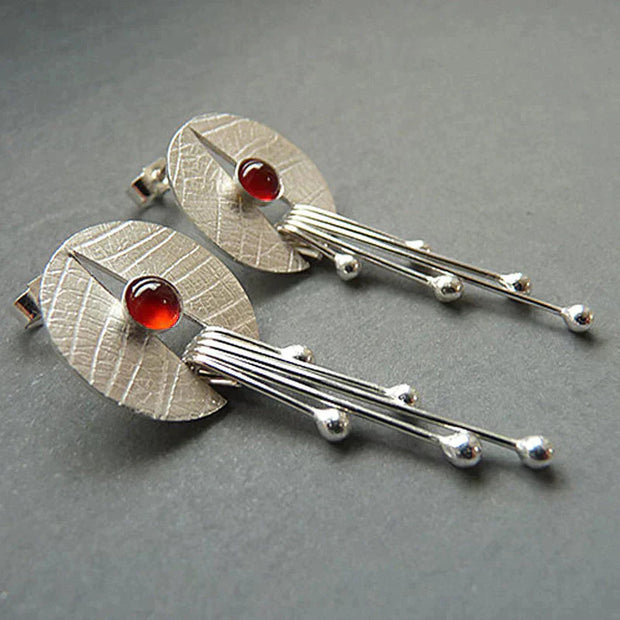 Radiance - Red Stone Earrings