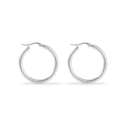 Vintage Gold and Silver Hoop Earrings