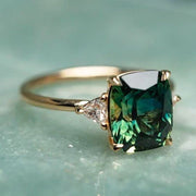 Vintage-Inspired Gemstone Gold Ring