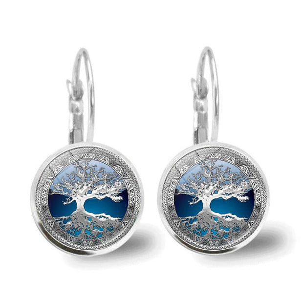 Harmony - Silver Tree Earrings