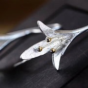 Blossom - Silver Flower Earrings