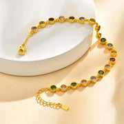 Shining Rainbow Charm Bracelet