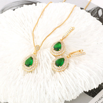Green Gold Jewellery Set