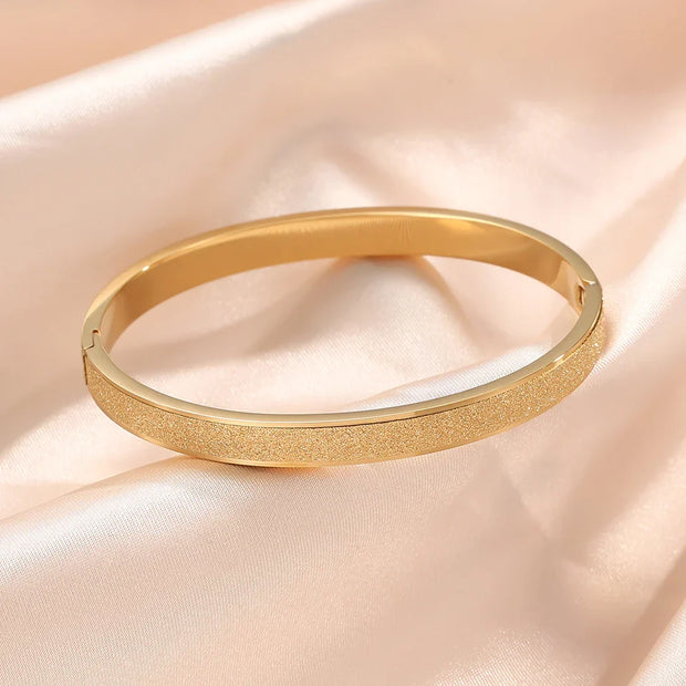 Elegant Minimalist Gold Bangles