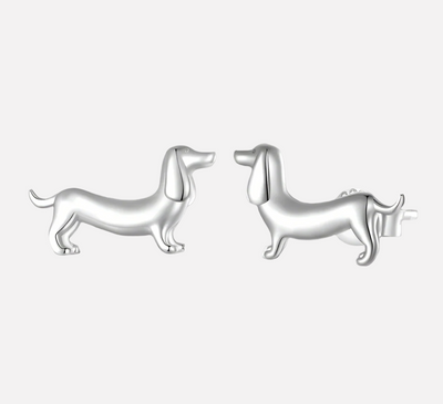 Dachshund Love Memorial Earring