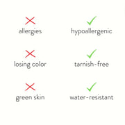 Ana Triple Gold Earrings