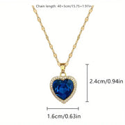 Gold Sapphire Necklace