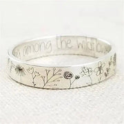 Dandelion Silver Ring