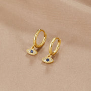 Sie Eye Drop Earrings