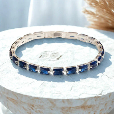 Elegant Sapphire Stone Bracelet