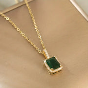 Gold Gemstone Necklace