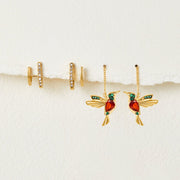 Chic Hummingbird Earrings