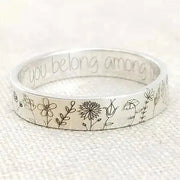 Dandelion Silver Ring