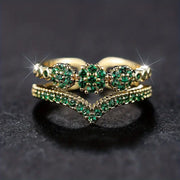 Exclusive Shiny Emerald Ring