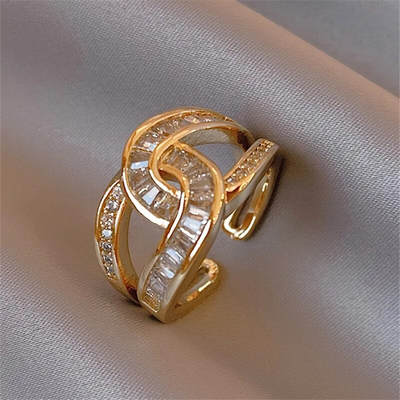 Unity - Knotted Elegant Adjustable Ring