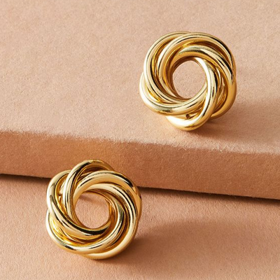 Radiance - Spiral Gold Earrings