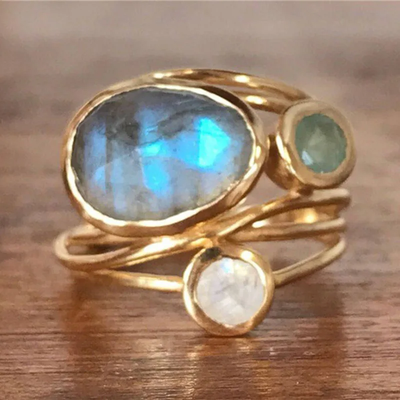 Boho Crystal Ring