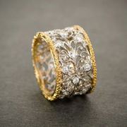 Mika - Vintage Zirconia Ivy Ring