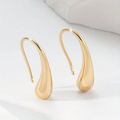 Timeless Golden Teardrop Earrings