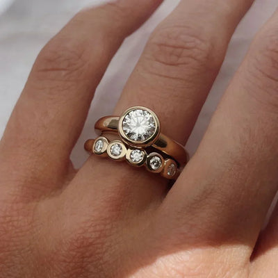 Exclusive Vintage Diamond Ring Set
