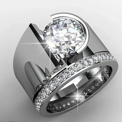 Radiance Silver Ring with Zirconia