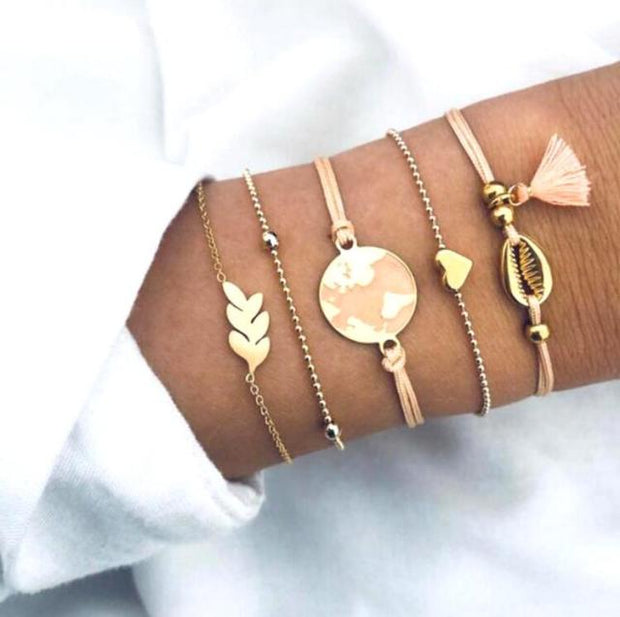 Exclusive Set of 5 Unique Premium Bracelets