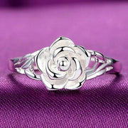Sterling Silver Rose Ring
