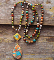 Intense Jasper Spiritual Necklace