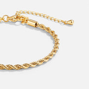 Twisted Chic Gold Bracelet
